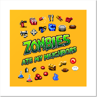 Zombies Ate My Neighbors Posters and Art